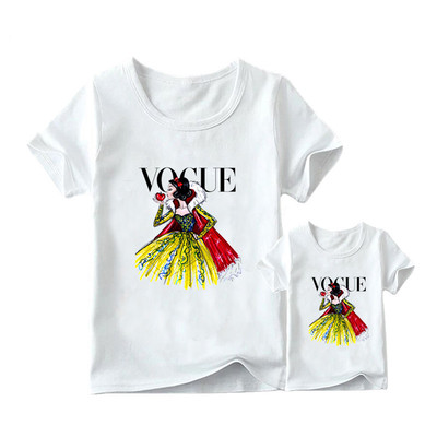 カジュアルスタイルに 親子コーデ Vogue プリンセス Tシャツ Base Mag