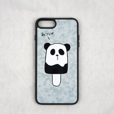 パンダがアイスキャンデーに変身 あついよ のセリフも可愛い パンダポップ のiphoneケース Base Mag
