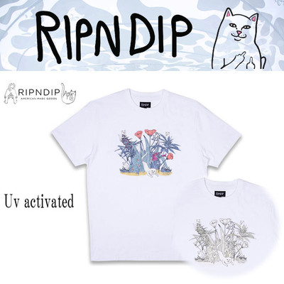 リップンディップripndipのメンズtシャツ 紫外線が当たるとカラーに変化 Base Mag