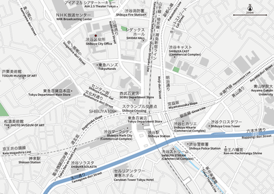 編集 加工しやすい に こだわった地図 東京渋谷のイラストレーターデータ Base Mag