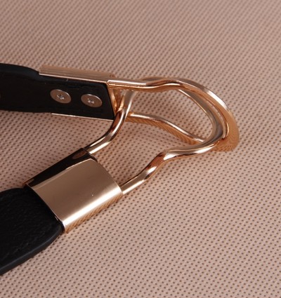 細身 弾性 ゴールドバックル ウエストゴム ベルト レディース 革 Base Mag