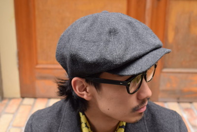 DRESS HIPPY/HOPKINS CASQUETTE(HEATHER BLACK)