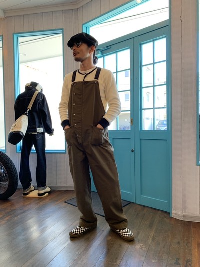 AT-DIRTY(アットダーティー)/FIREMAN ALLS (KHAKI)