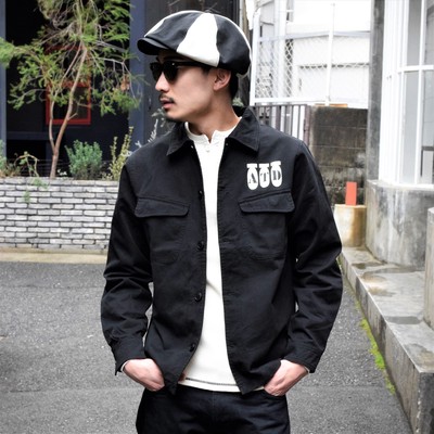 AT-DIRTY(アットダーティー)/ATD FATIGUE SHIRT JACKET (NAVY)