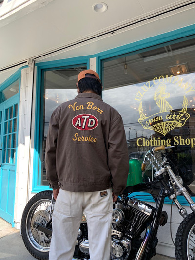 AT-DIRTY(アットダーティー)/“ATD UNION JACKET” (BROWN)
