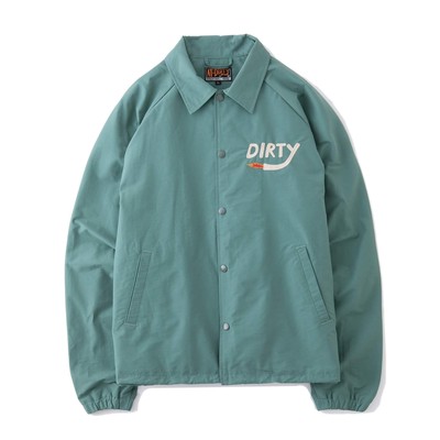 AT-DIRTY / DIRTY FIRE COACH JACKET (MINT)
