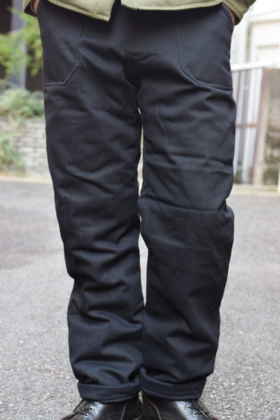 AT-DIRTY(アットダーティー) / QUILTING PANTS (BLACK)