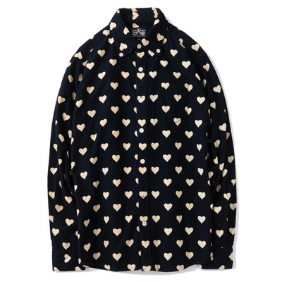 DRESS HIPPY(ドレスヒッピー)/DH-HEART L/S SHIRT (NAVY)