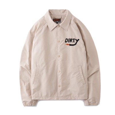 AT-DIRTY / DIRTY FIRE COACH JACKET (NATURAL)
