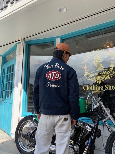 AT-DIRTY(アットダーティー)/“ATD UNION JACKET” (NAVY)