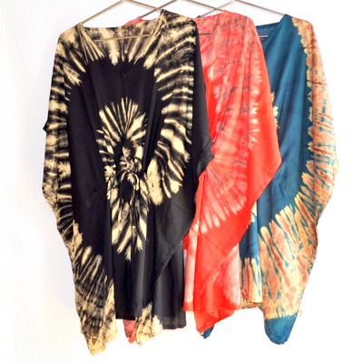 タイダイ染めチュニック ワンピース Base Mag