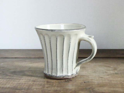 しのぎ手のマグカップ 透明 Base Mag