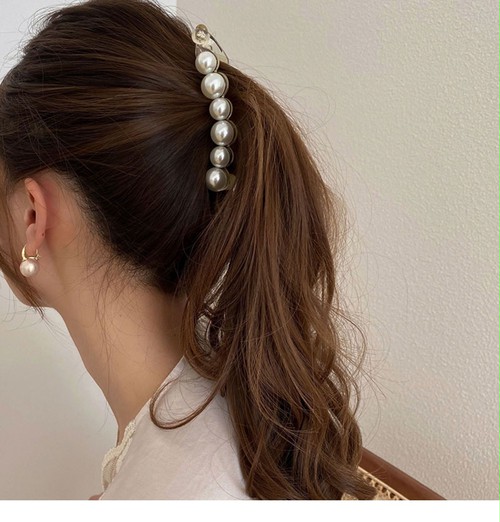 pearl banana clip pearl banana clip