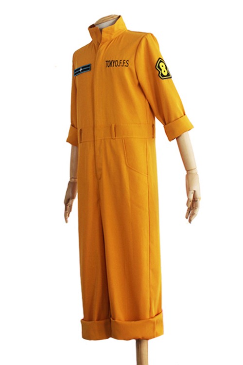 炎炎ノ消防隊 向き 第8特殊消防隊 隊員衣装 消防服 救助服 つなぎ服 森羅日下部 アーサー ボイル 秋樽桜備 武久火縄 茉希尾瀬 環古達 トオル岸理 ヴィクトル リヒト 等 受注生産国内発送品 文化雑貨スタジオ凛 コスプレ 撮影用衣装 ウィッグ 小道具 武器