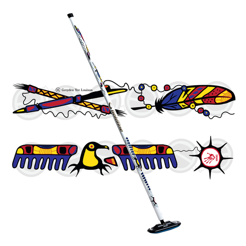 #UnitedWeCurl ファイバーライト Air ブラシ Indigenous Cultureデザイン #UnitedWeCurl ファイバーライト Air ブラシ Indigenous Cultureデザイン