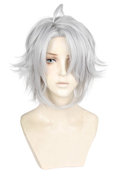コスプレ耐熱ウィッグ シルバー 前髪立ち上げ ショート ウルフカット ウィッグ アイドリッシュセブン Idolish7 八乙女楽 等 即納品 文化雑貨スタジオ凛 コスプレ 撮影用衣装 ウィッグ 小道具 武器 雑貨 の通販サイト