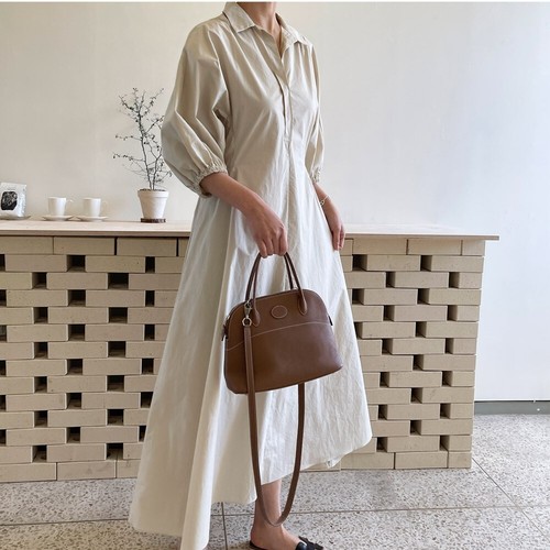 秋物入荷 オーバーザニーカジュアルワンピース Eulogia