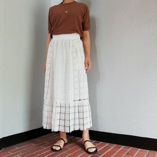 ne Quittez pas(LACE FABRIC LONG SKIRT) ne Quittez pas(LACE FABRIC LONG SKIRT)
