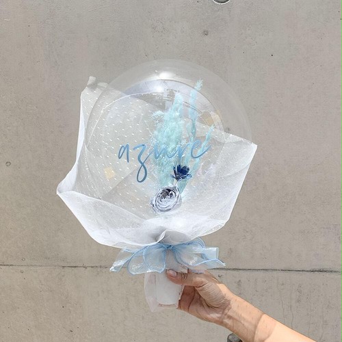BALLOON FLOWER BOUQUET - malibu - BALLOON FLOWER BOUQUET - malibu -