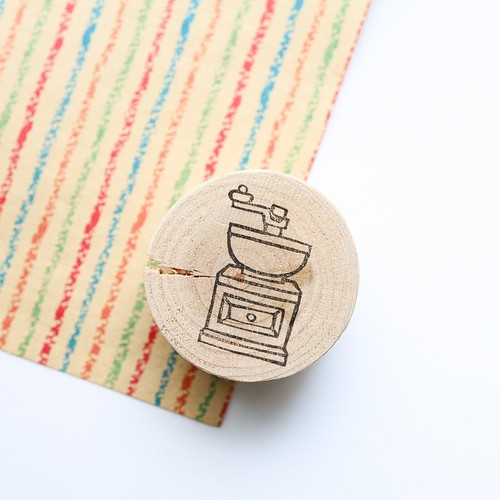 コーヒーミルはんこ コーヒーミルはんこ