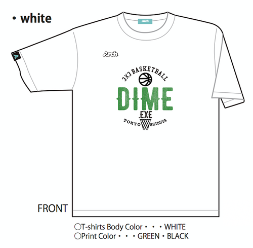 TOKYO DIME オリジナルTシャツ2017 "HOOP" WHITE