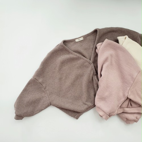 【即納】コニーワッフルカーディガン Ra.L 【即納】コニーワッフルカーディガン Ra.L