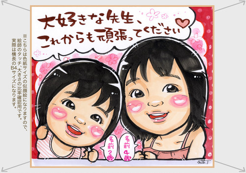 似顔絵タッチ別 似顔絵アトリエ3o Spice スリーオースパイス Web Shop