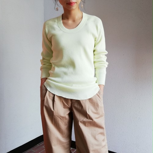 MEYAME (OBLONG NECK RIB PULLOVER) MEYAME (OBLONG NECK RIB PULLOVER)