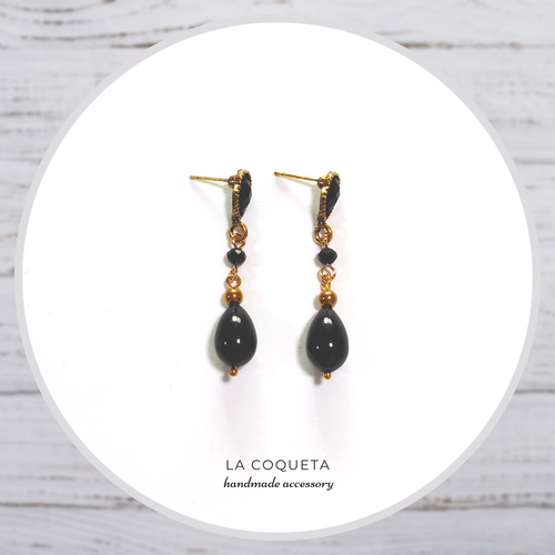 ブラック ホワイト グレー系 La Coqueta フラメンコアクセサリー