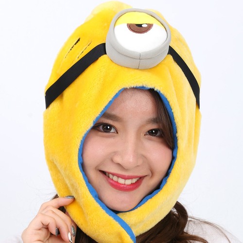 怪盗グルー ミニオンズ メル 被り物 かぶりもの 被りもの キャラクター グッズ かわいい ミニオン なりきり アニメ メンズ レディース 男女兼用 ヘッド 帽子 頭 コスプレ コス コスチューム ハロウィン衣装 仮装 文化祭 忘年会 運動会 安い イベント 面白い S Sz 6h777