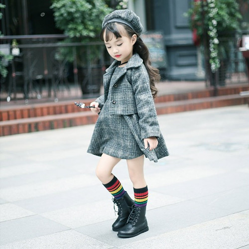 韓国子供服 ワンピース フォーマル キッズドレス チュールワンピース 長袖 リボン Kids Dress 上下セット チュールスカート 子供ドレス Cocoarum