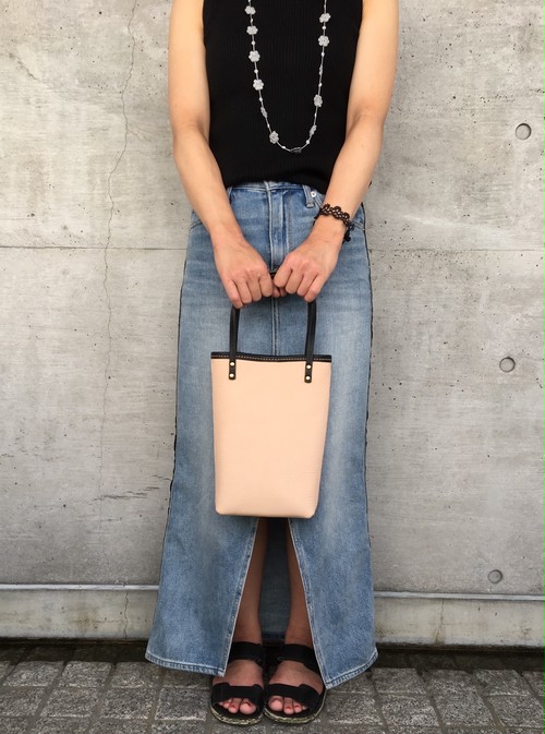 ミニトート ブラック L