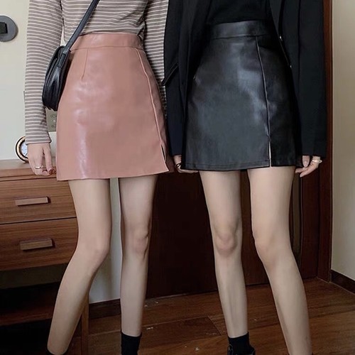 simple leather skirt 3c's simple leather skirt 3c's