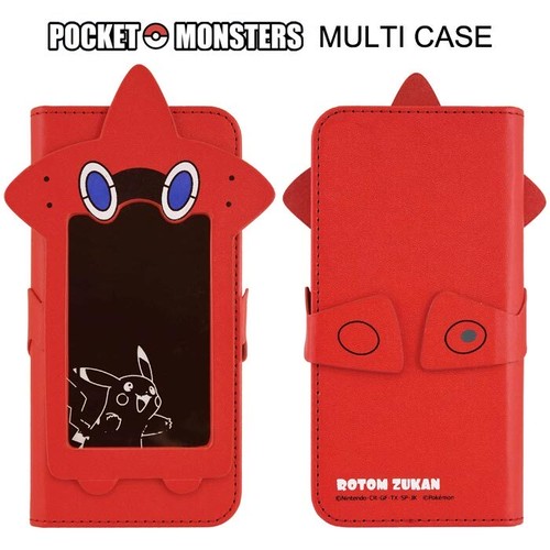 多機種対応 ポケットモンスター ロトム図鑑 手帳型ケース Stars