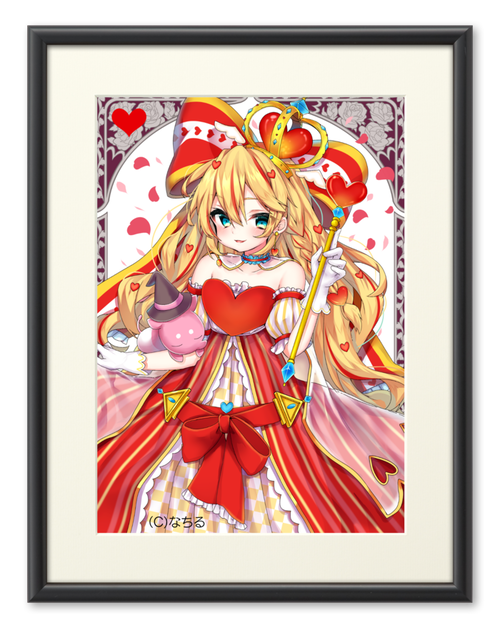 オリジナルプリモアート ハートのクイーン なちる M S Marche