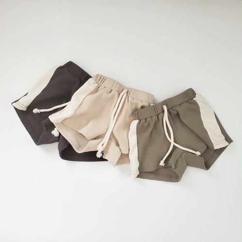 【即納】ワッフルショートパンツ nunubiel 【即納】ワッフルショートパンツ nunubiel