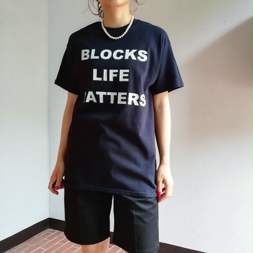 BLOCKPHOTO (MESSAGE TEE) BLOCKPHOTO (MESSAGE TEE)