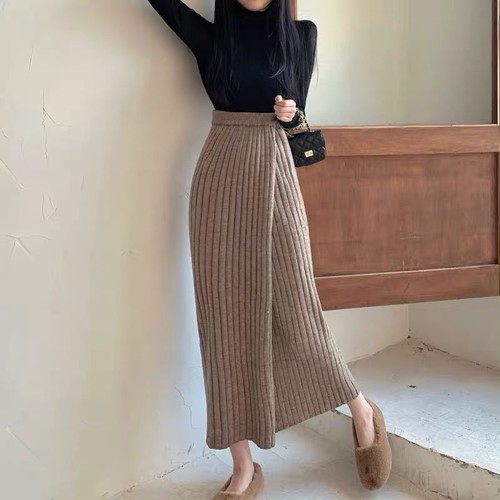 slit rib long skirt 2c's slit rib long skirt 2c's