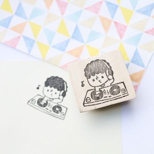 〈はんこ〉DJのチャーリー 3.5㎝×4㎝ 〈はんこ〉DJのチャーリー 3.5㎝×4㎝