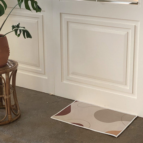 Geometry Foot Mat 3type アート デザイン フットマット バス 玄関マット ラグ 韓国 北欧 Tokki Maeul トッキマウル 韓国雑貨通販サイト