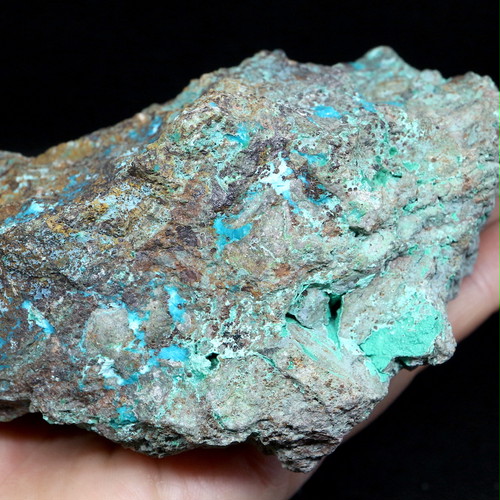 ※SALE※ クリソコラ + マラカイト  珪孔雀石 478,9g CHS045  鉱物　天然石　原石 パワーストーン