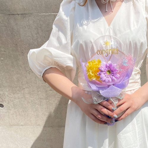 BALLOON FLOWER BOUQUET MINI - rapunzel - ラプンツェルモデル BALLOON FLOWER BOUQUET MINI - rapunzel - ラプンツェルモデル