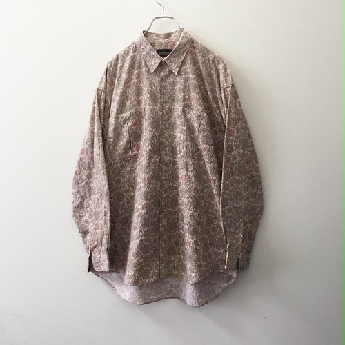 Jeffers 総柄シャツ 花柄 コットン Size L メンズ 古着 古着 通販 高円寺 Largo ラルゴ Online Shop メンズ