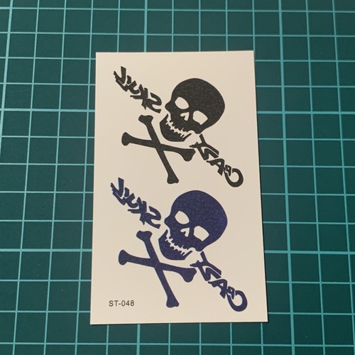 1シート ドクロ タトゥーシール 新品 Pu N