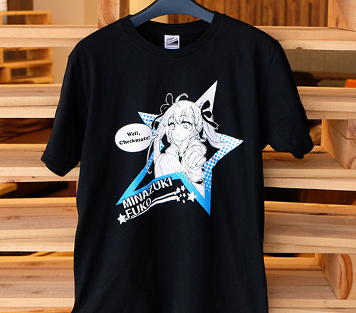 【ストア限定商品】水無月風子オリジナルデザインTシャツ(ブラック)
