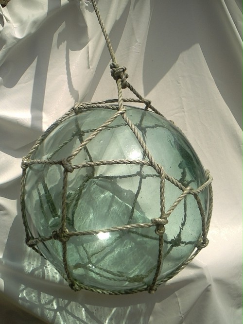 ガラス浮き玉（特大）35cm 網付 | ガラス浮き玉ショップ Glass float ball shop
