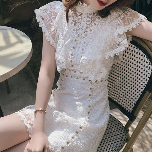 プチフラワーレースミニワンピースml253 Maison De Lyla