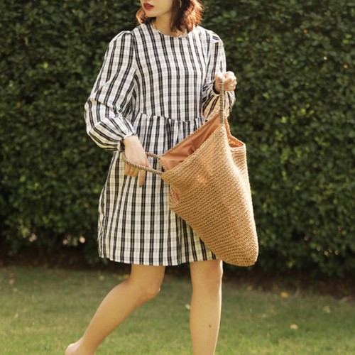 gingham check mini one piece 2c's gingham check mini one piece 2c's