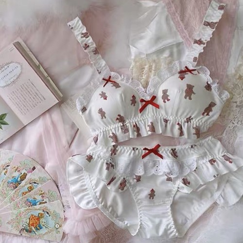 bear frill ribbon set bear frill ribbon set