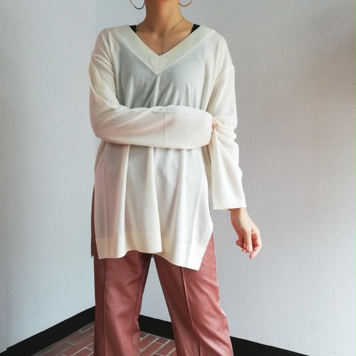 Odour(Ultra Fine Merino Wool Vネックプルオーバー) Odour(Ultra Fine Merino Wool Vネックプルオーバー)